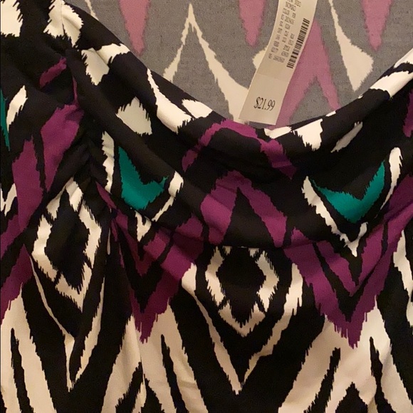 NWT Fashion Bug Size XL Scoop Neck Shirt - Picture 3 of 12